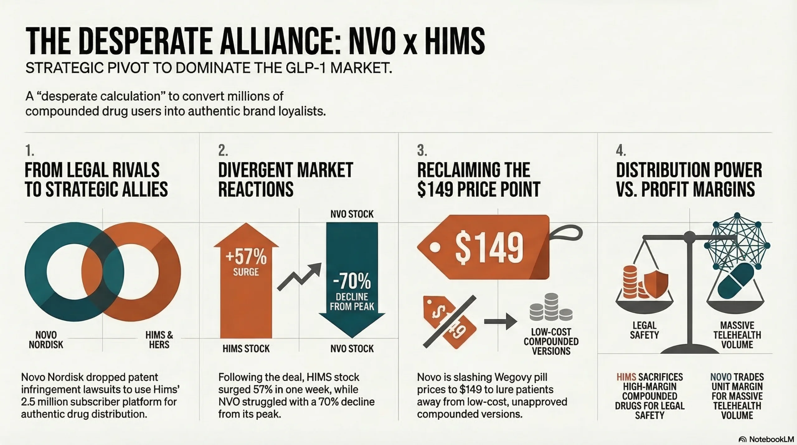Desperate Calculations Behind the Surge: The Novo-Hims Alliance—The Market Got It Backward